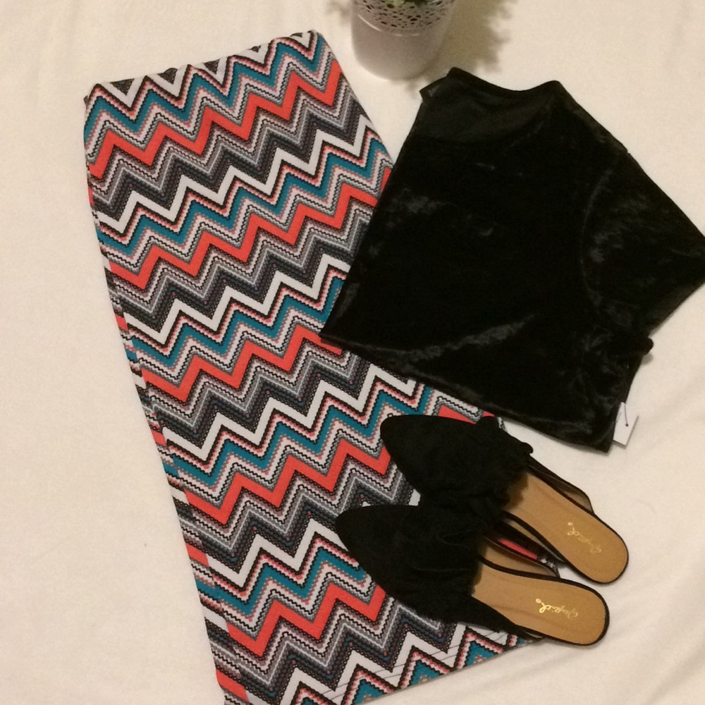 Chevron Pencil Skirt